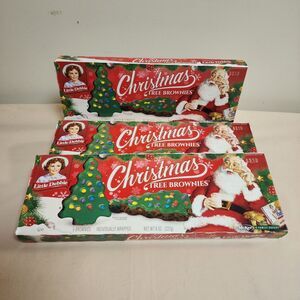 New Little Debbie Christmas Tree Brownies Chocolate Baked 5-Count 3 Boxes 🍫